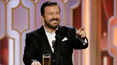 Ricky Gervais conducirá The Golden Globes Awards Ricky Gervais conducirá The Golden Globes Awards