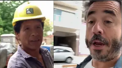 El cruce de Pablo Granados con un albañil boliviano por Evo Morales El cruce de Pablo Granados con un albañil boliviano por Evo Morales