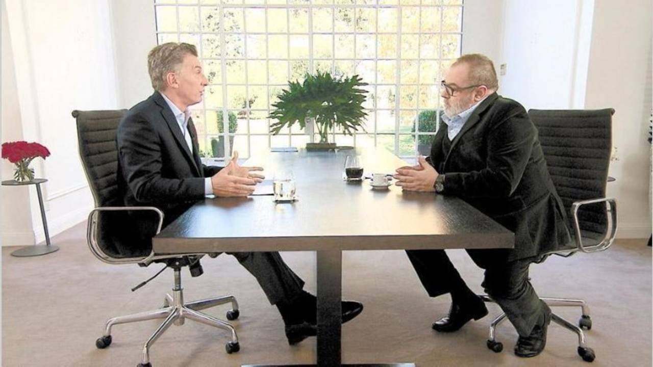 Antes de dejar la presidencia, Mauricio Macri visitó a Jorge Lanata en el hospital