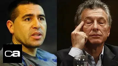 Tremenda chicana de Juan Román Riquelme a Mauricio Macri: "Yo soy un poquito más hincha de Boca" Tremenda chicana de Juan Román Riquelme a Mauricio Macri: "Yo soy un poquito más hincha de Boca"