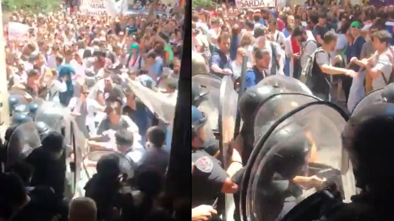 Fuerte represión de Policía de la Ciudad: impidieron el ingreso de diputados porteños a la Legislatura