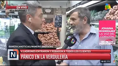 Un vecino criticó a Macri e incomodó al cronista de América Un vecino criticó a Macri e incomodó al cronista de América