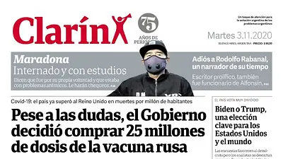 La vergonzosa campaña de Clarín contra la vacuna del coronavirus La vergonzosa campaña de Clarín contra la vacuna del coronavirus