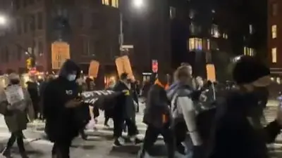 Elecciones en Estados Unidos: protestas en Washington y Nueva York a la espera de resultados Elecciones en Estados Unidos: protestas en Washington y Nueva York a la espera de resultados