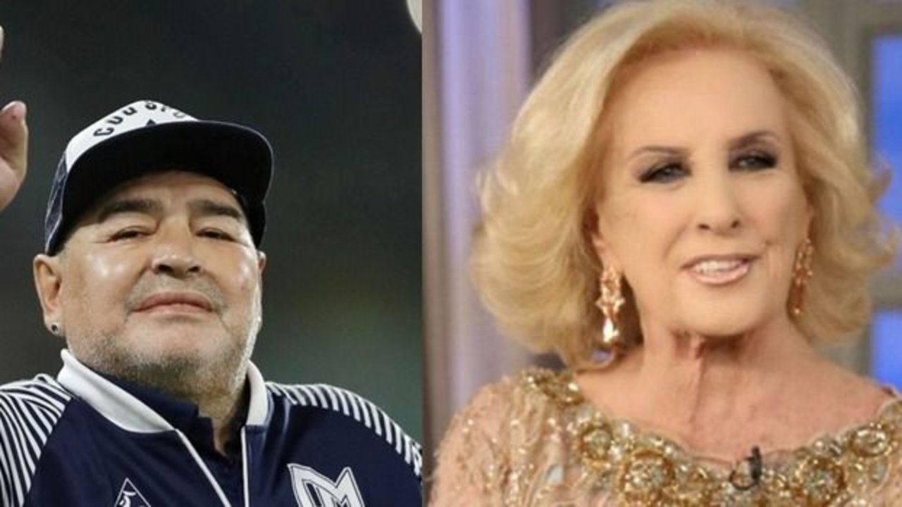 Mirtha Legrand cerró la grieta con Diego Maradona y le envió un mensaje de apoyo