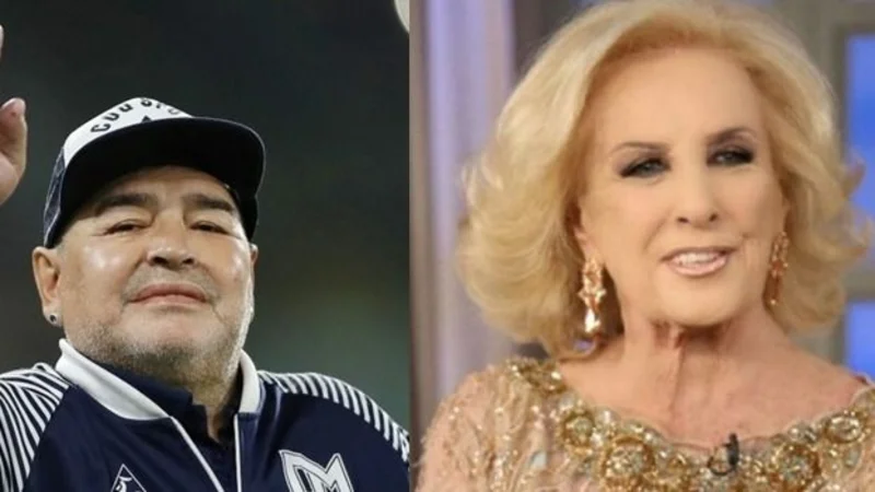 Mirtha Legrand cerró la grieta con Diego Maradona y le envió un mensaje de apoyo
