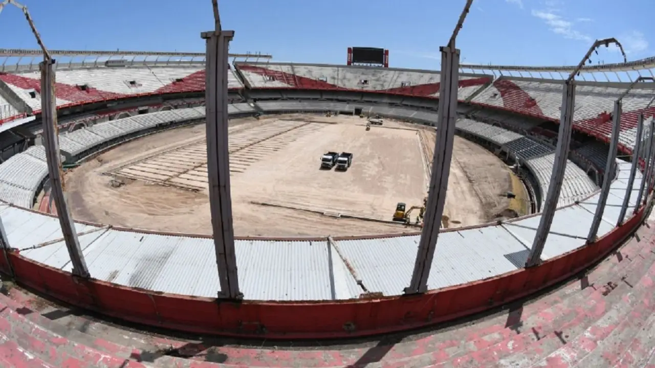 River difundió nuevas imágenes de las obras en el estadio Monumental