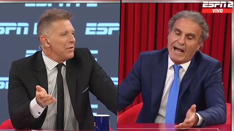 Alejandro Fantino simuló ser el entrenador de Oscar Ruggeri y pasó un papelón al aire de ESPN