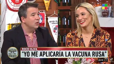 "A mí dame la rusa", Rocío Oliva se cruzó con Horacio Cabak y Gastón Recondo por la vacuna contra el coronavirus "A mí dame la rusa", Rocío Oliva se cruzó con Horacio Cabak y Gastón Recondo por la vacuna contra el coronavirus