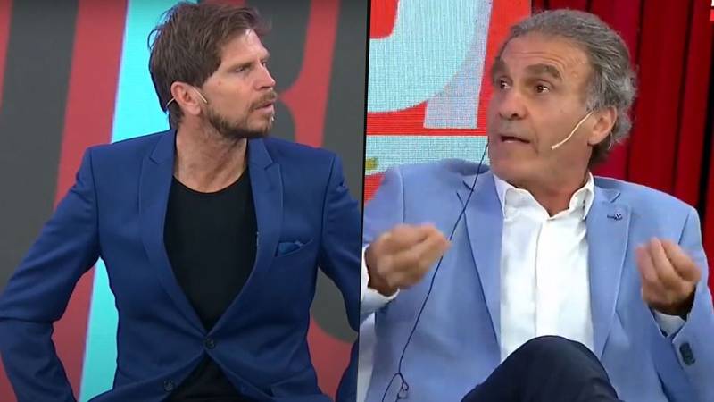 El Pollo Vignolo y Oscar Ruggeri discuten en ESPN por la llamada telefónica que el Cabezón recibió en el programa