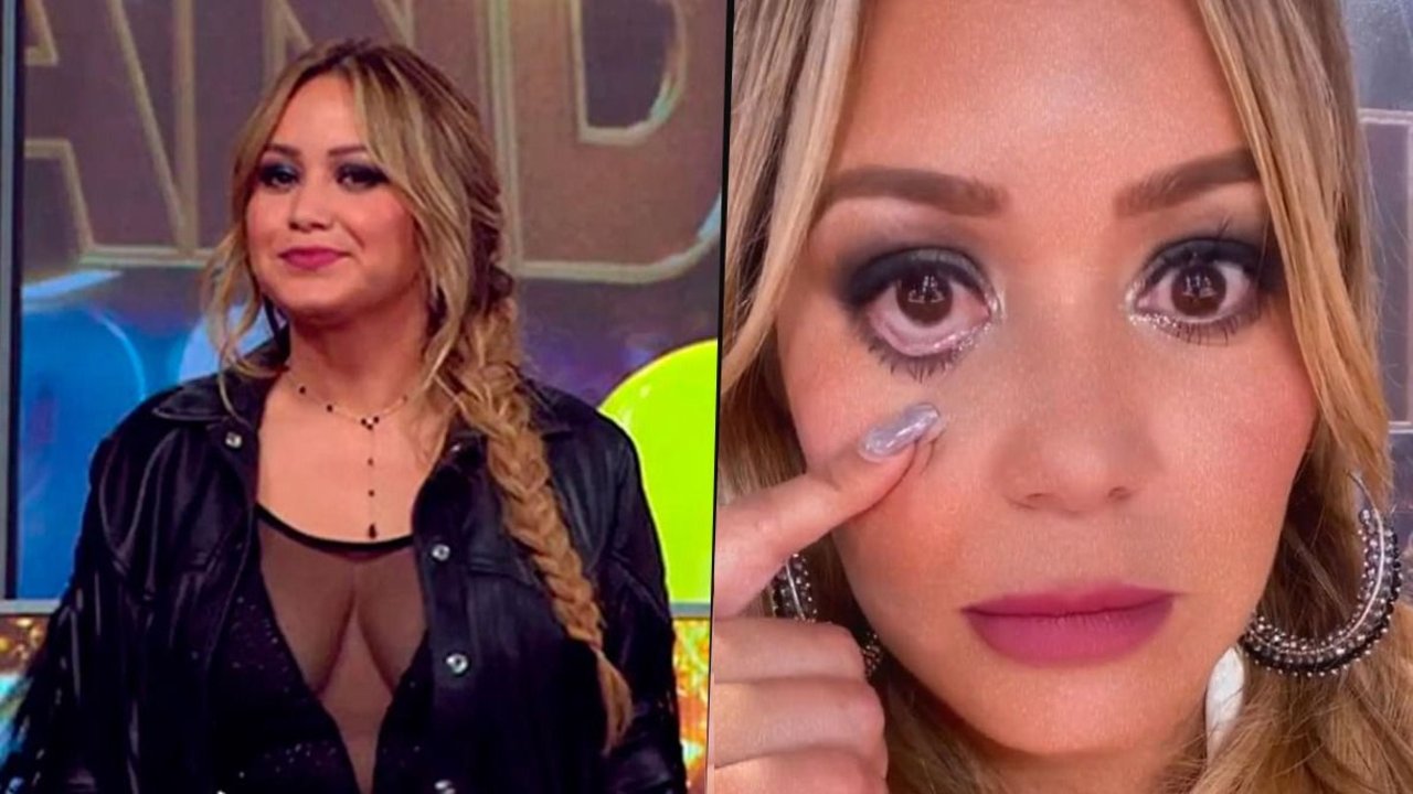 Karina La Princesita reveló por qué tiene los ojos de color rojo en el Cantando 2020