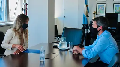 Galmarini y Lammens avanzan en una agenda conjunta Galmarini y Lammens avanzan en una agenda conjunta