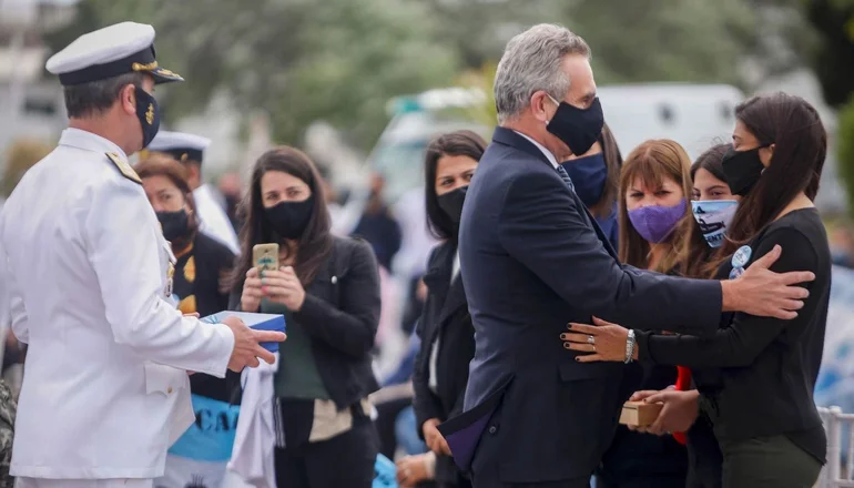 Homenajearon a los 44 tripulantes del ARA San Juan a tres años del hundimiento