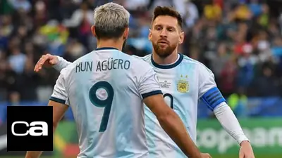 Kun Agüero y Lionel Messi. Kun Agüero y Lionel Messi.