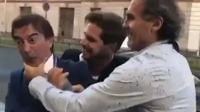 Vignolo, Ruggeri y un video maltratando a Benedetto que se hizo viral Vignolo, Ruggeri y un video maltratando a Benedetto que se hizo viral