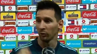La insólita pregunta que descolocó a Messi tras el triunfo en Lima