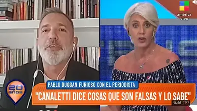 Débora D'Amato y Pablo Duggan en Intrusos Débora D'Amato y Pablo Duggan en Intrusos