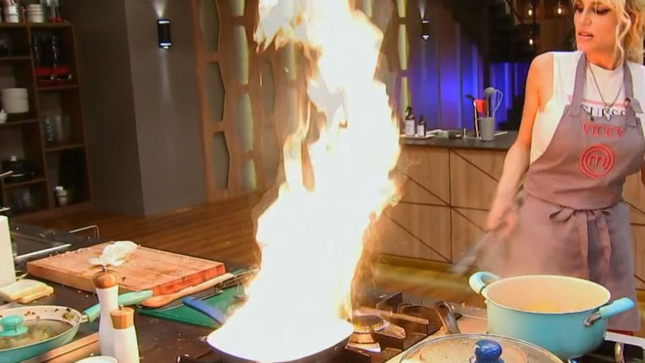 Vicky Xipolitakis y un dramático incendio en su vuelta a MasterChef