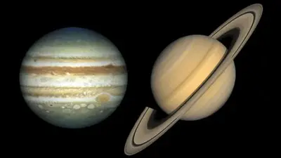 NASA: Júpiter y Saturno se verán como un planeta doble en diciembre NASA: Júpiter y Saturno se verán como un planeta doble en diciembre