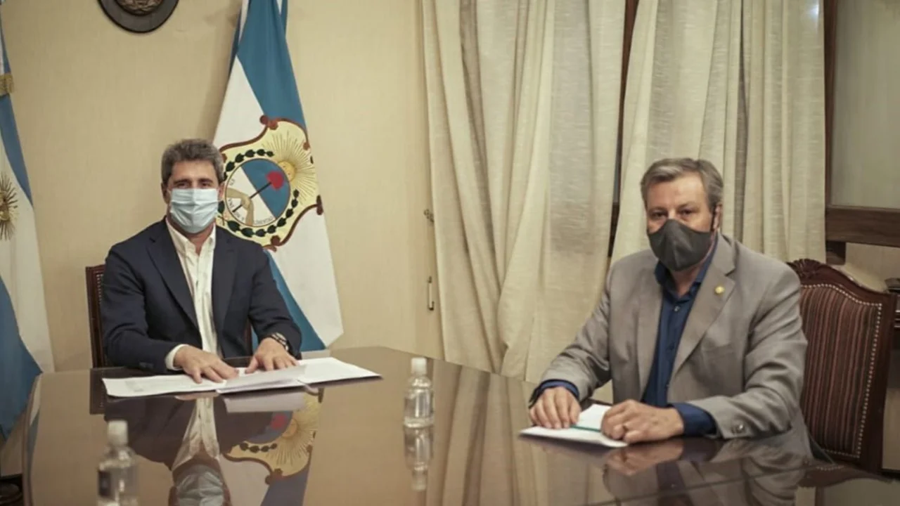 Segio Uñac y el gobernador de San Juan 