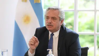 Alberto destacó la recuperación industrial y le pegó a Macri: "La Argentina se está recuperando" Alberto destacó la recuperación industrial y le pegó a Macri: "La Argentina se está recuperando"