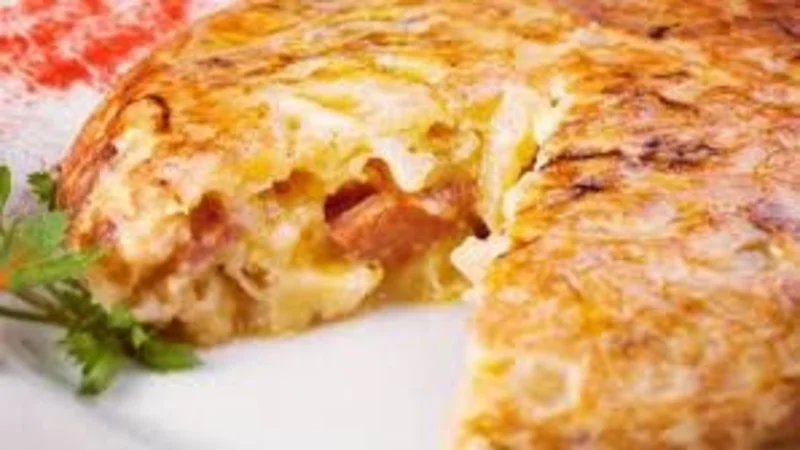 Cómo hacer una exquisita tortilla de papas española con chorizo