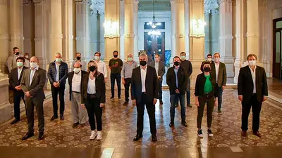Ferraresi se reunió con intendentes de la tercera sección de la Provincia Ferraresi se reunió con intendentes de la tercera sección de la Provincia