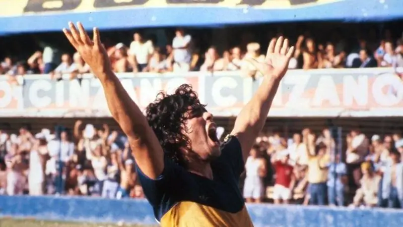 diego maradona  en boca 