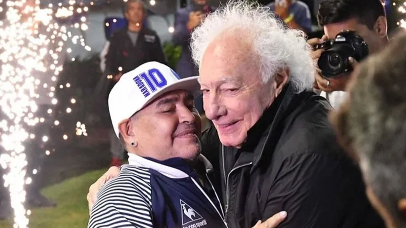 Diego Maradona y Guillermo Coppola