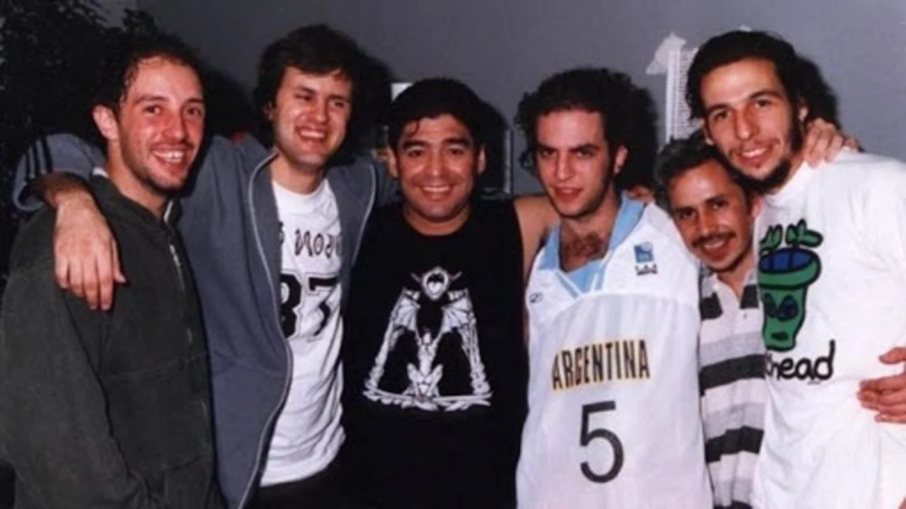 Maradona con Ciro Martínez