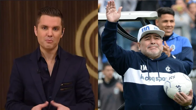 "Estamos consternados": el emotivo mensaje de Santiago del Moro en Masterchef Celebrity por la muerte de Diego Maradona