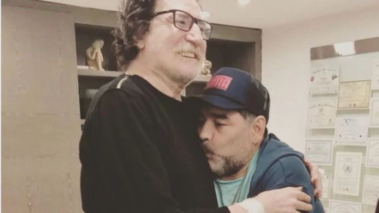 Charly García y Diego Maradona