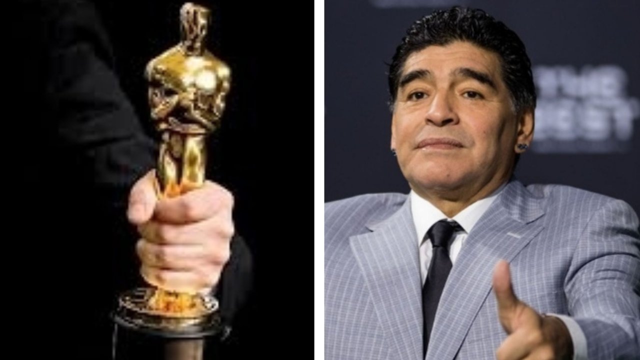 El día que Diego Maradona llegó a los premios Oscar