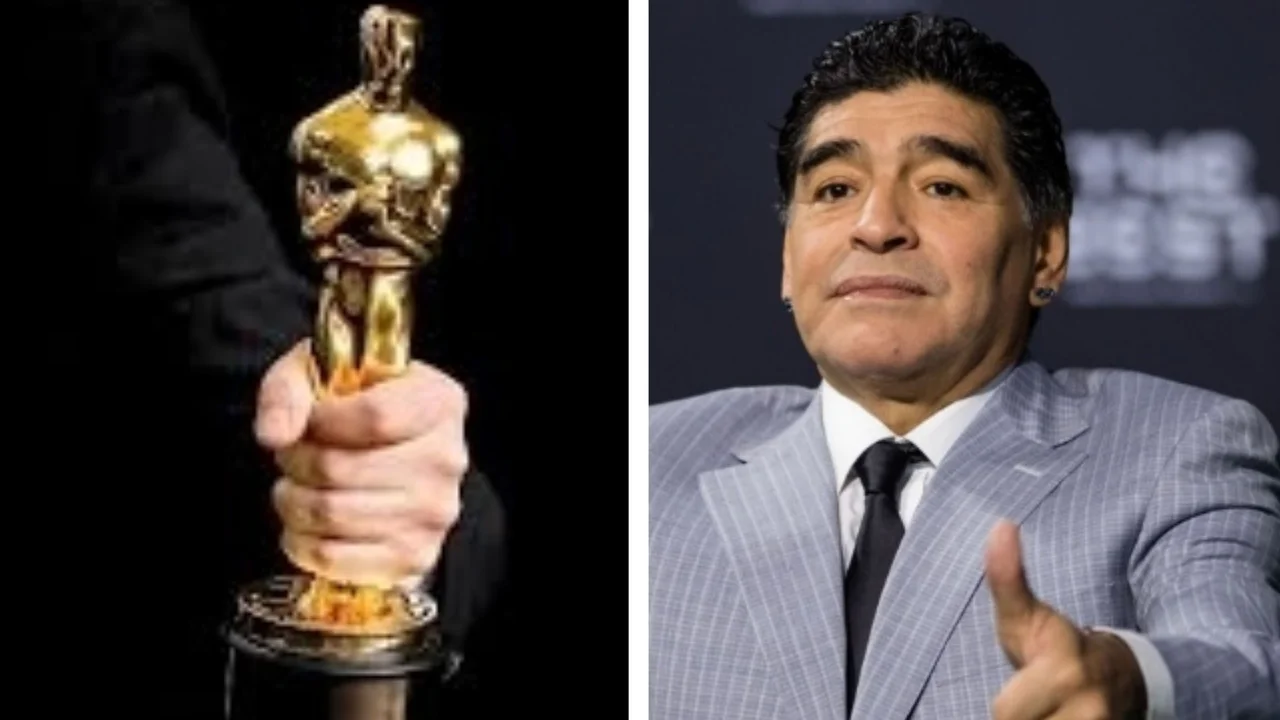 El día que Diego Maradona llegó a los premios Oscar