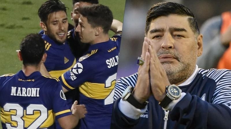 Una figura de Boca salió con amigos tras la muerte de Maradona