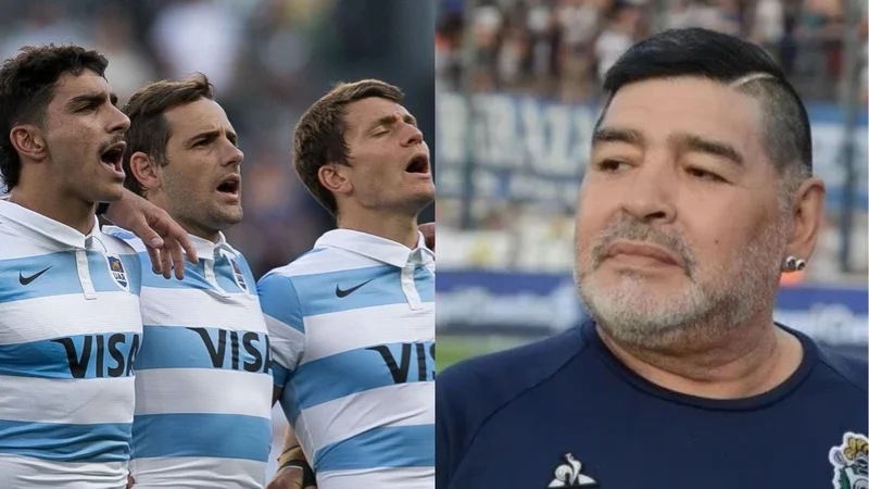 Las redes sociales explotaron contra Los Pumas por no homenajear a Diego Maradona