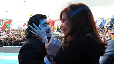 La anécdota de Maradona con Cristina que sorprendió a Fantino La anécdota de Maradona con Cristina que sorprendió a Fantino