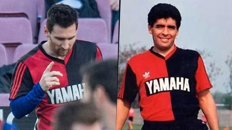 Lionel Messi y el mensaje a Diego Maradona tras el gesto con la camiseta de Newell's