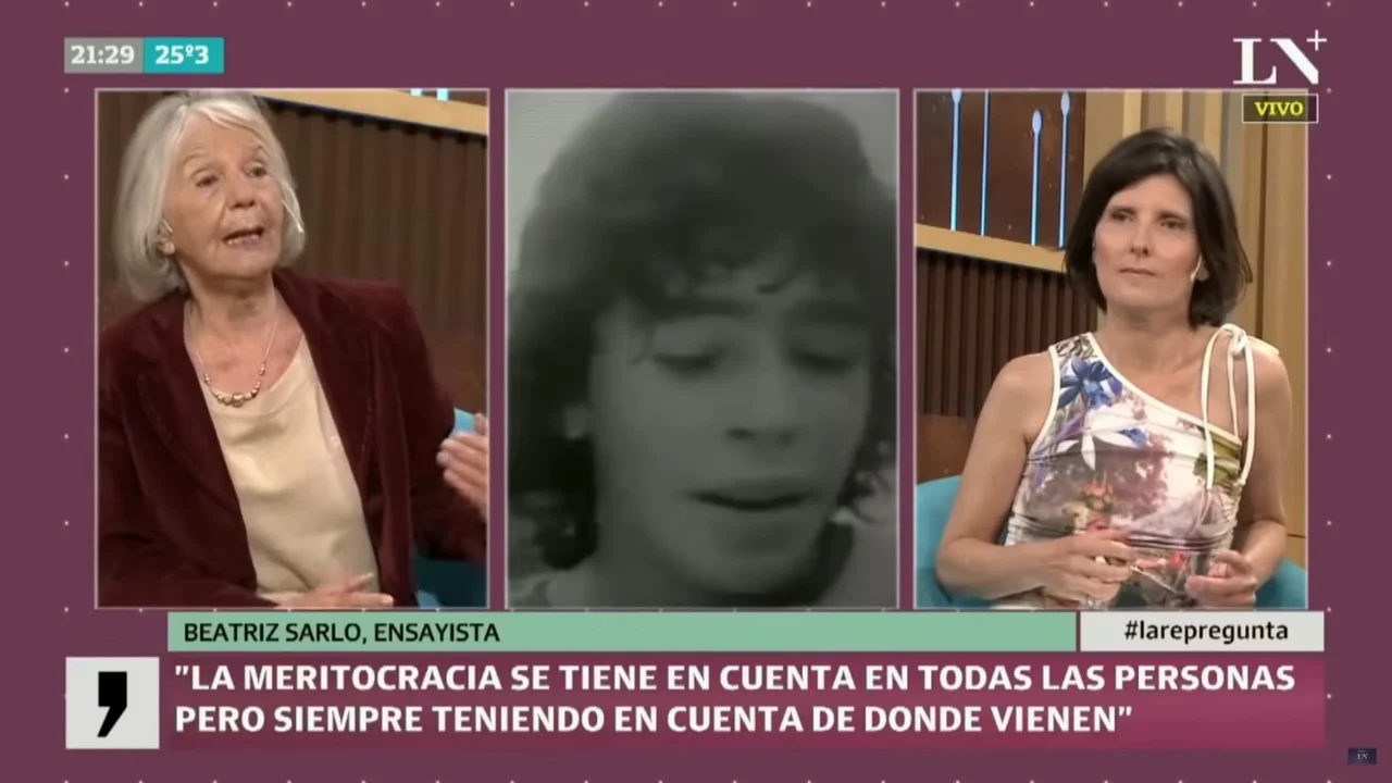 Beatriz Sarlo sobre Maradona. 