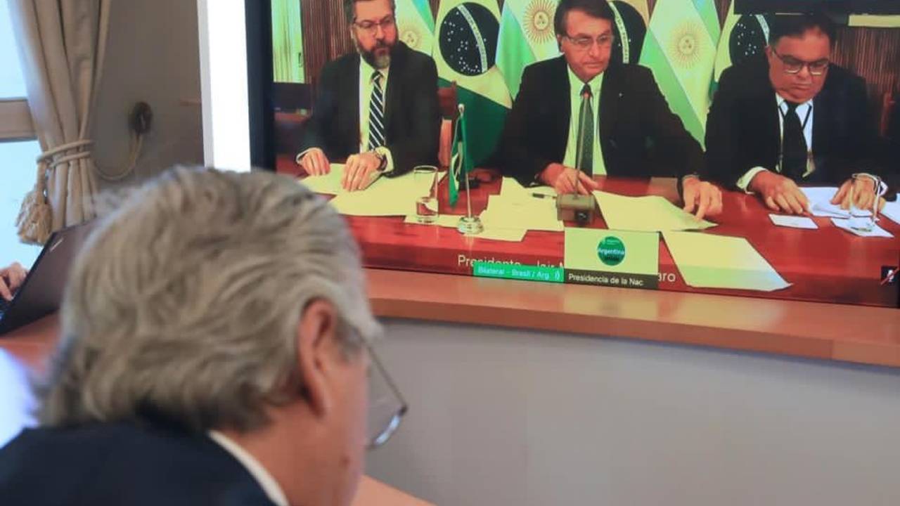 alberto fernández y jair bolsonaro 