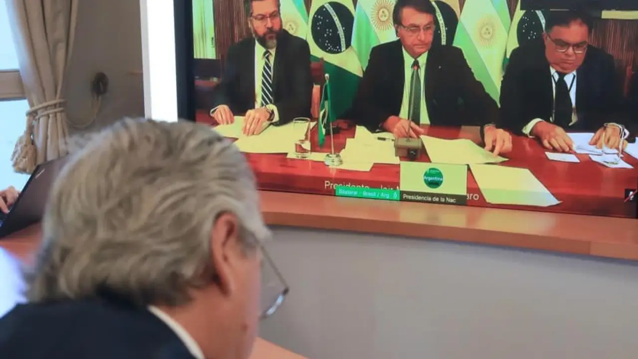 alberto fernández y jair bolsonaro 