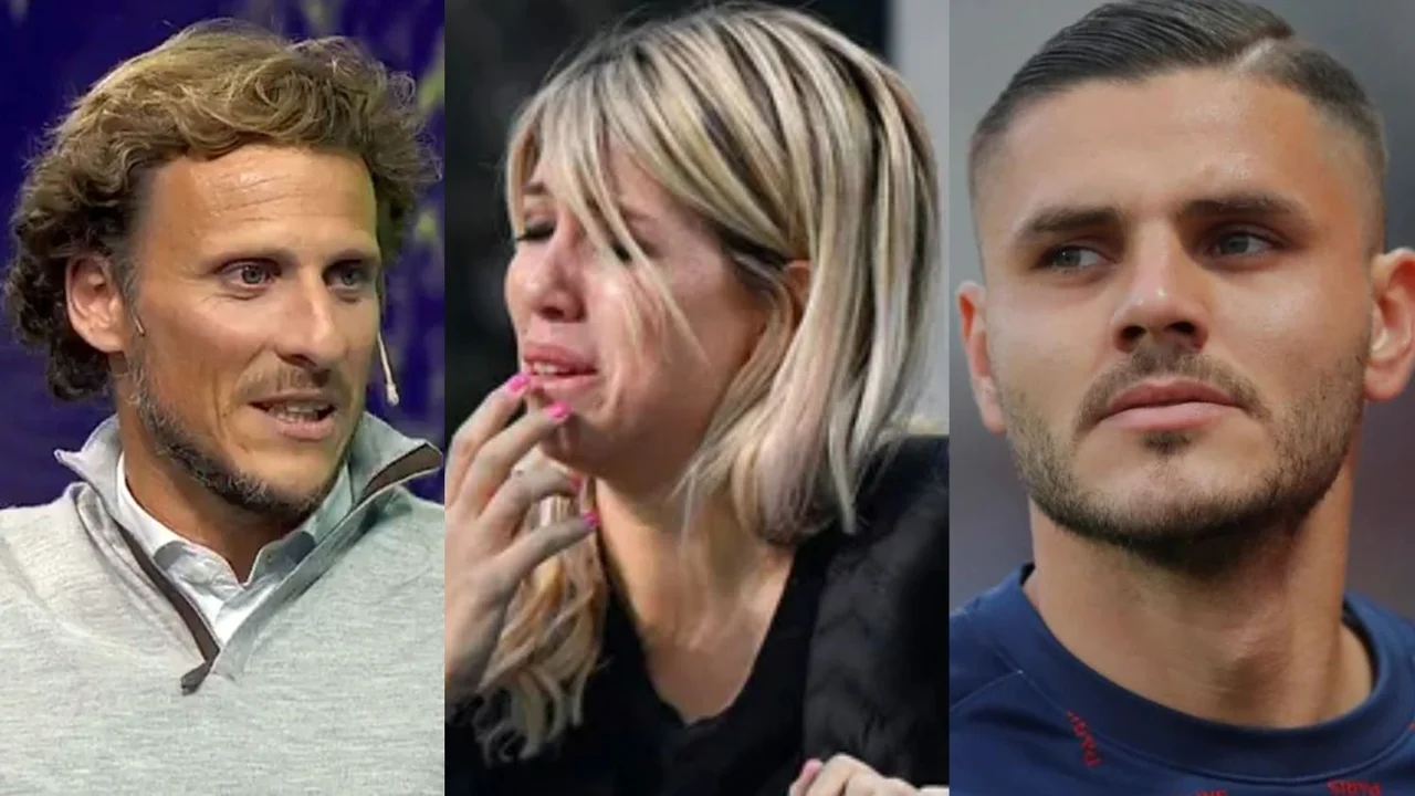 Diego Forlán, ex de Zaira Nara, se metió en el escándalo de Wanda e Icardi: "Hay mucho show y fútbol"