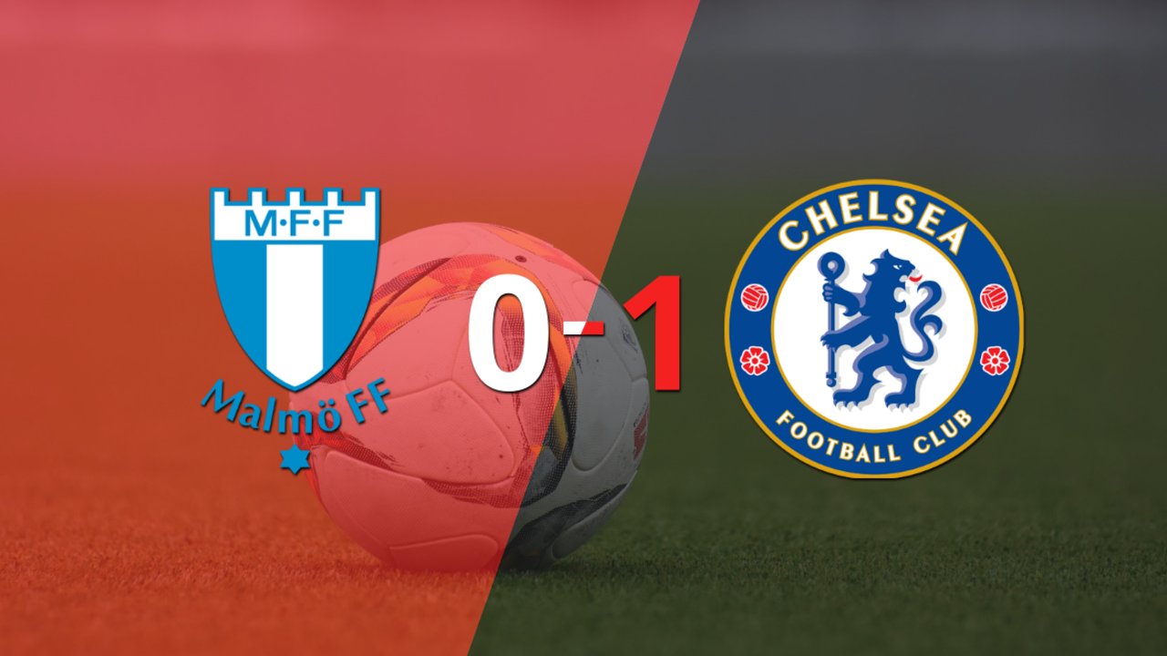 Por la mínima diferencia, Chelsea se quedó con la victoria ante Malmö en el estadio Malmo New Stadium