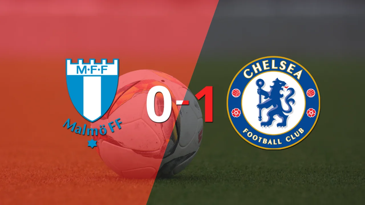 Por la mínima diferencia, Chelsea se quedó con la victoria ante Malmö en el estadio Malmo New Stadium