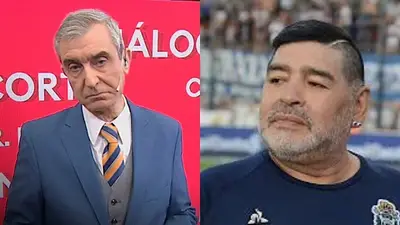 Diego Maradona. Nelson Castro Diego Maradona. Nelson Castro