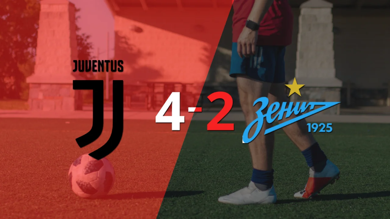 Paulo Dybala marca un doblete en la victoria 4-2 de Juventus ante Zenit