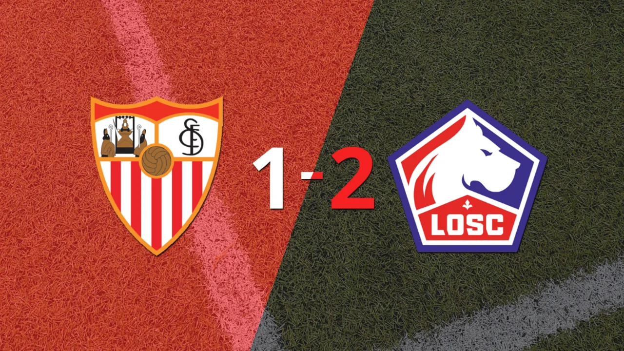 Lille venció con lo justo a Sevilla como visitante 