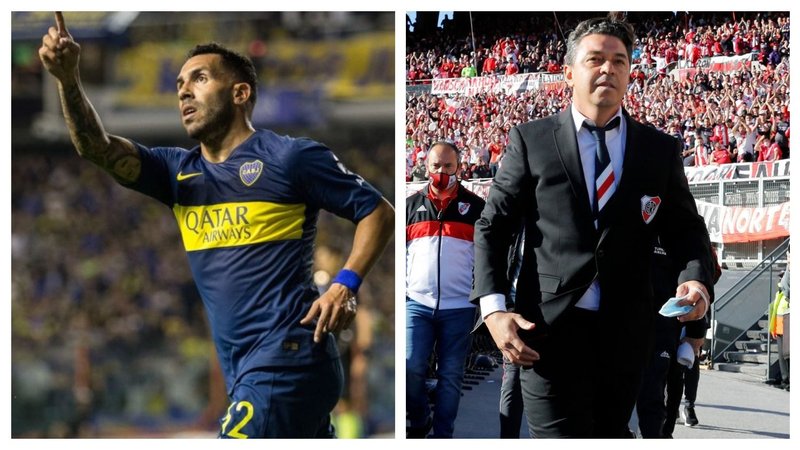 Carlos Tevez Marcelo Gallardo River Plate Boca Juniors