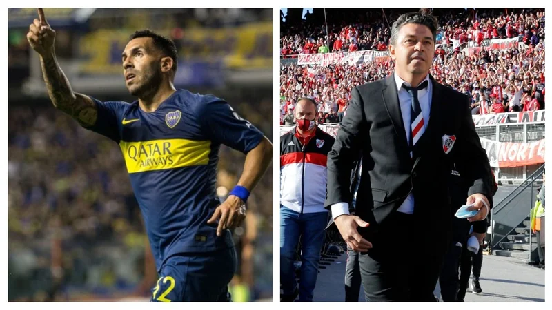 Carlos Tevez Marcelo Gallardo River Plate Boca Juniors