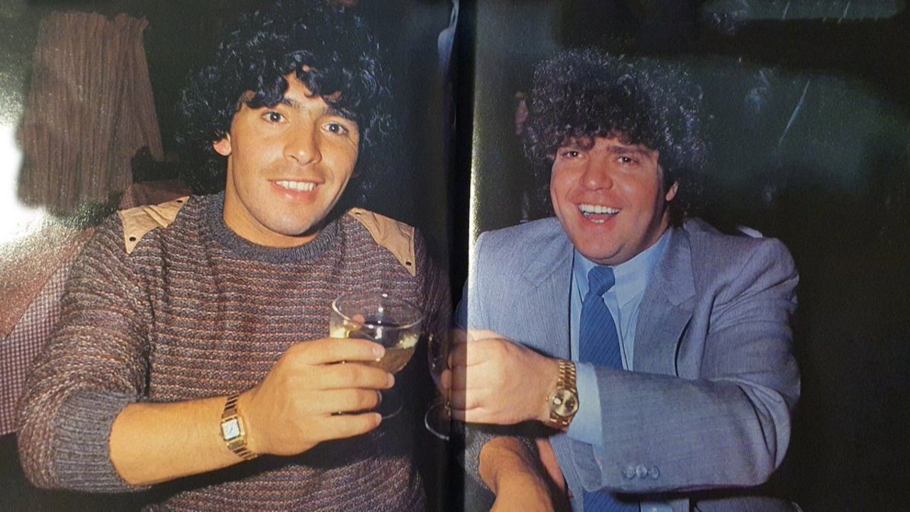 Diego Maradona y Jorge Cyterszpiler